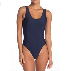 Onia Kelly Navy One-Piece Bathing Suit New Washed Never Worn